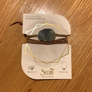 2 in 1 Scout Labradorite Necklace and Bracelet